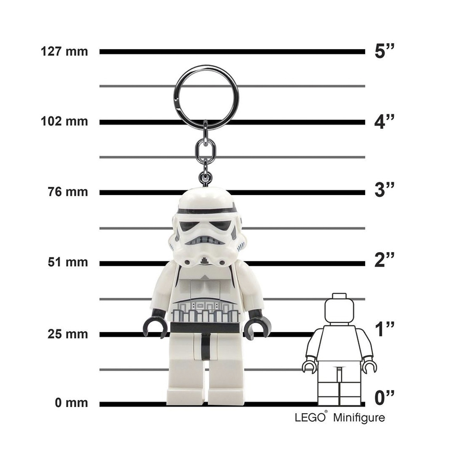 Брелок LEGO Storm Trooper LGL-KE12H - фото 4