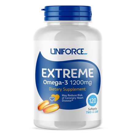 Биологически активная добавка Unoforce Extreme Omega 3 1200мг*120капсул