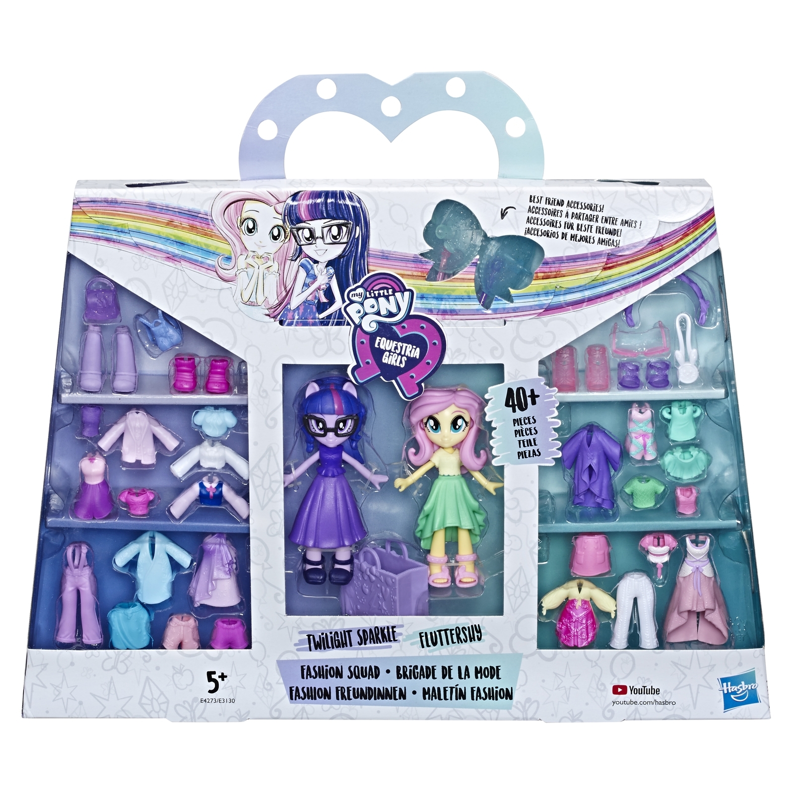 Набор игровой MLP Equestria Girls Мини-кукла Твайлайт и Флаттершай E4273EU4  купить по цене 499 ₽ в интернет-магазине Детский мир