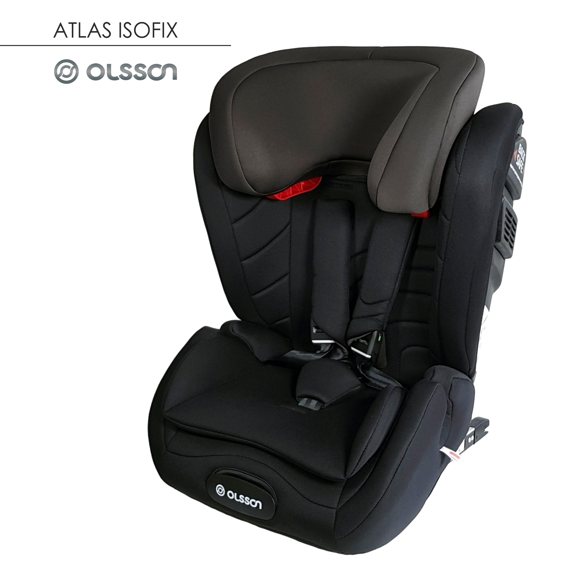 Автокресло Olsson Atlas Isofix Black-Gray - фото 1