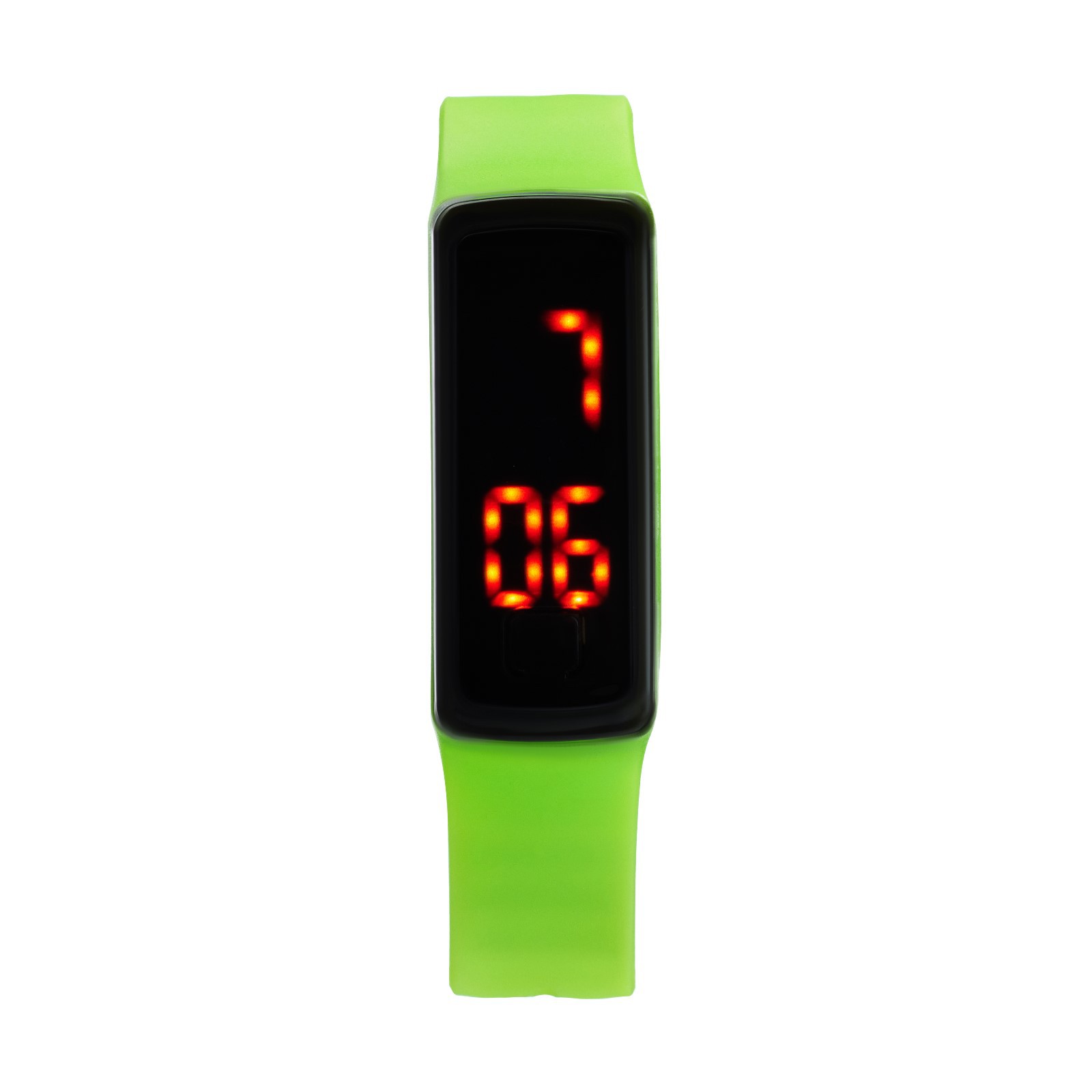 Часы Sima-Land наручные электронные «Блик» ремешок силикон циферблат 5 х 2 см зеленые - фото 2