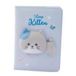 Блокнот Михи-Михи со сквишем Котенок Lazy Kitten формат А6 голубой
