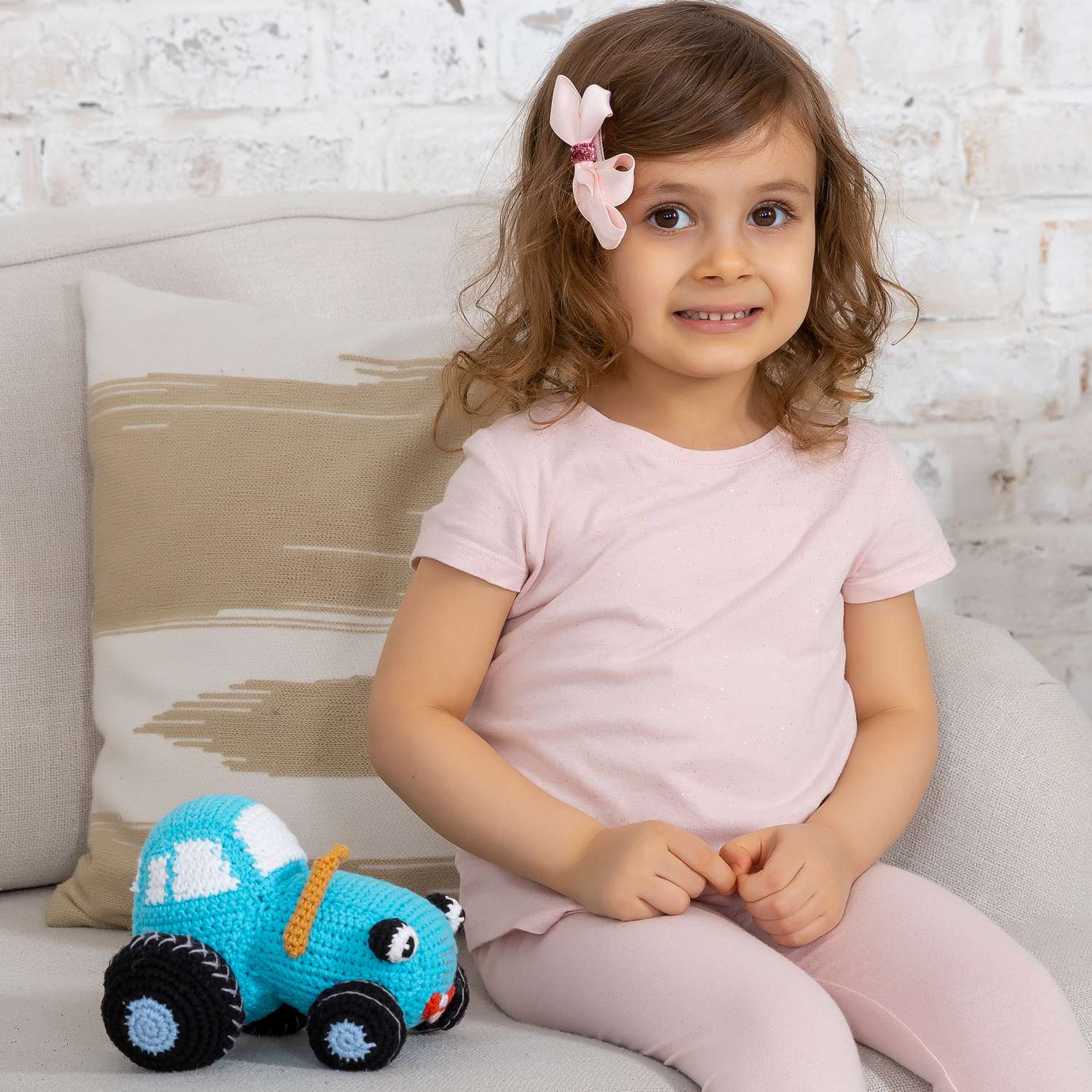 Мягкая игрушка Синий трактор вязаная игрушка Синий Трактор - фото 6