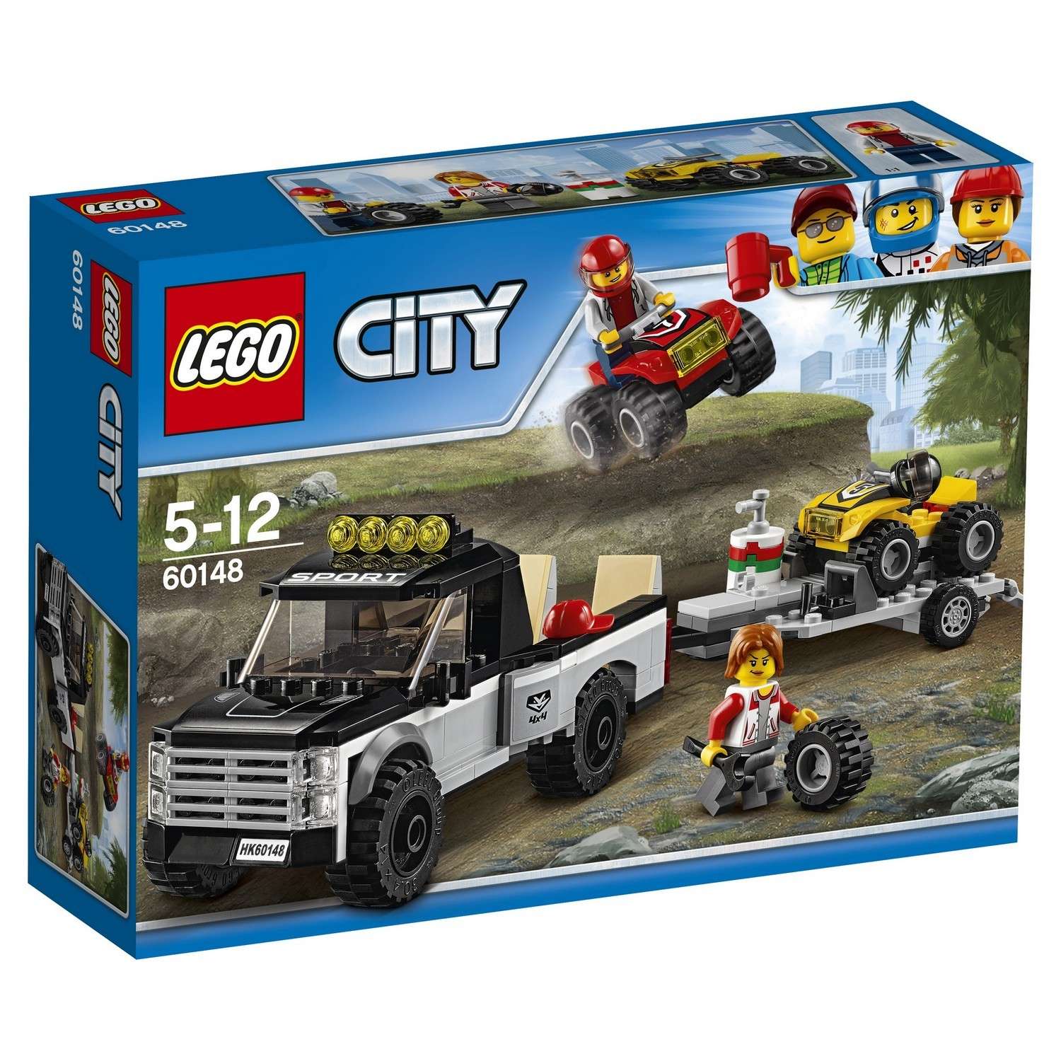 Конструктор LEGO City Great Vehicles Гоночная команда (60148) - фото 2
