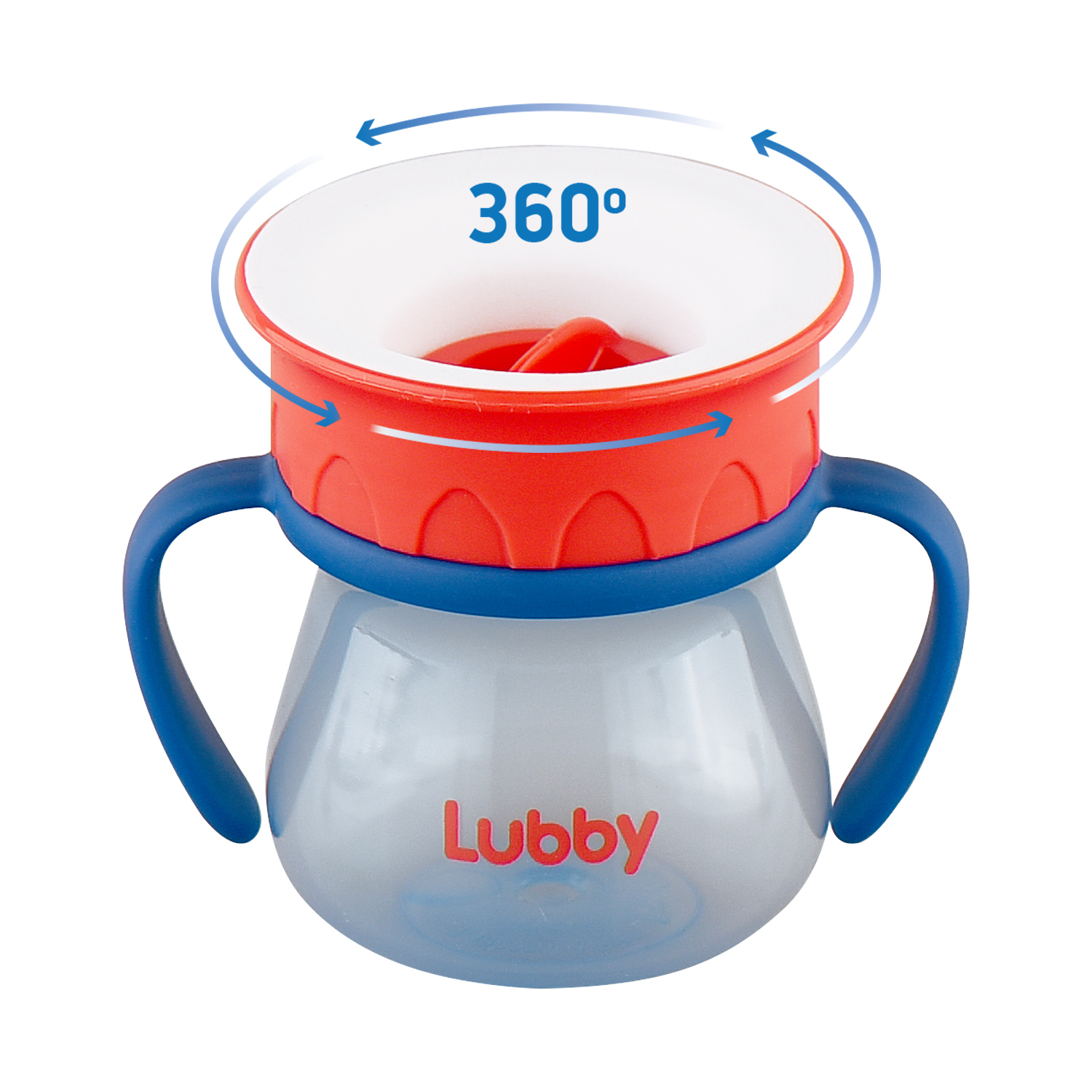 Стакан-поильник Lubby с ручками 360 250мл в ассортименте 15036 - фото 6