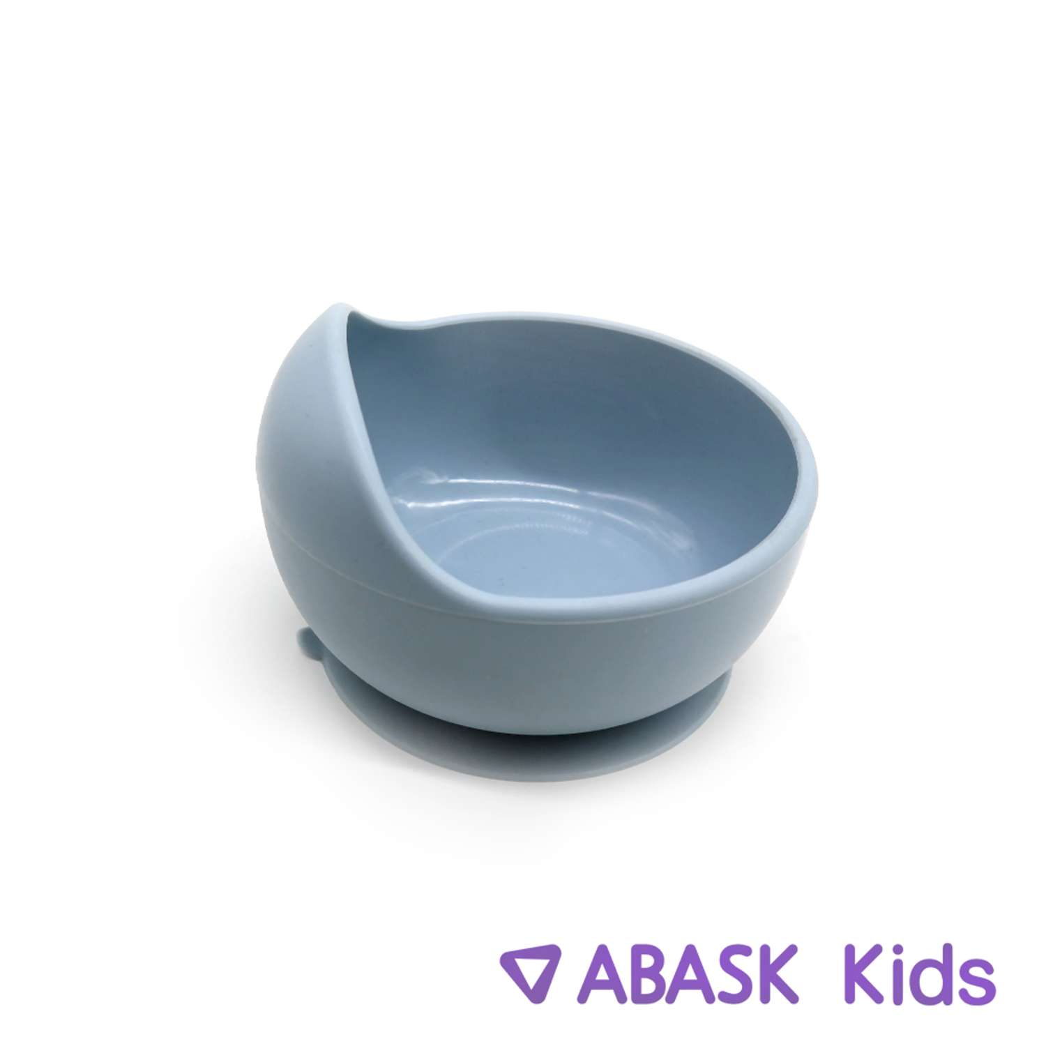 Силиконовая тарелка с ложкой ABASK bluebsouffle - фото 2