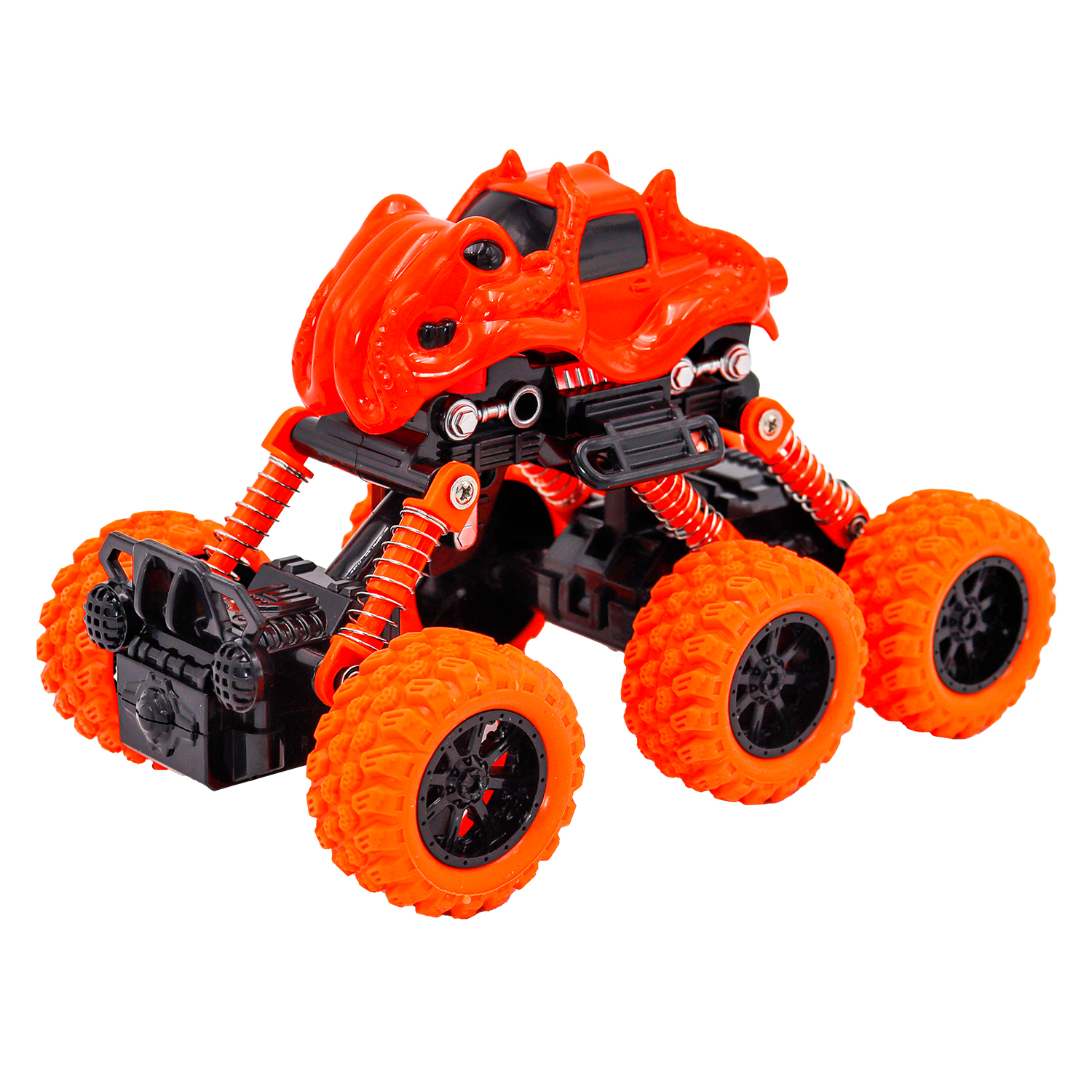 Машинка Funky Toys внедорожник инерционный 6х6 оранжевая FT97949-МП FT97949-МП - фото 4