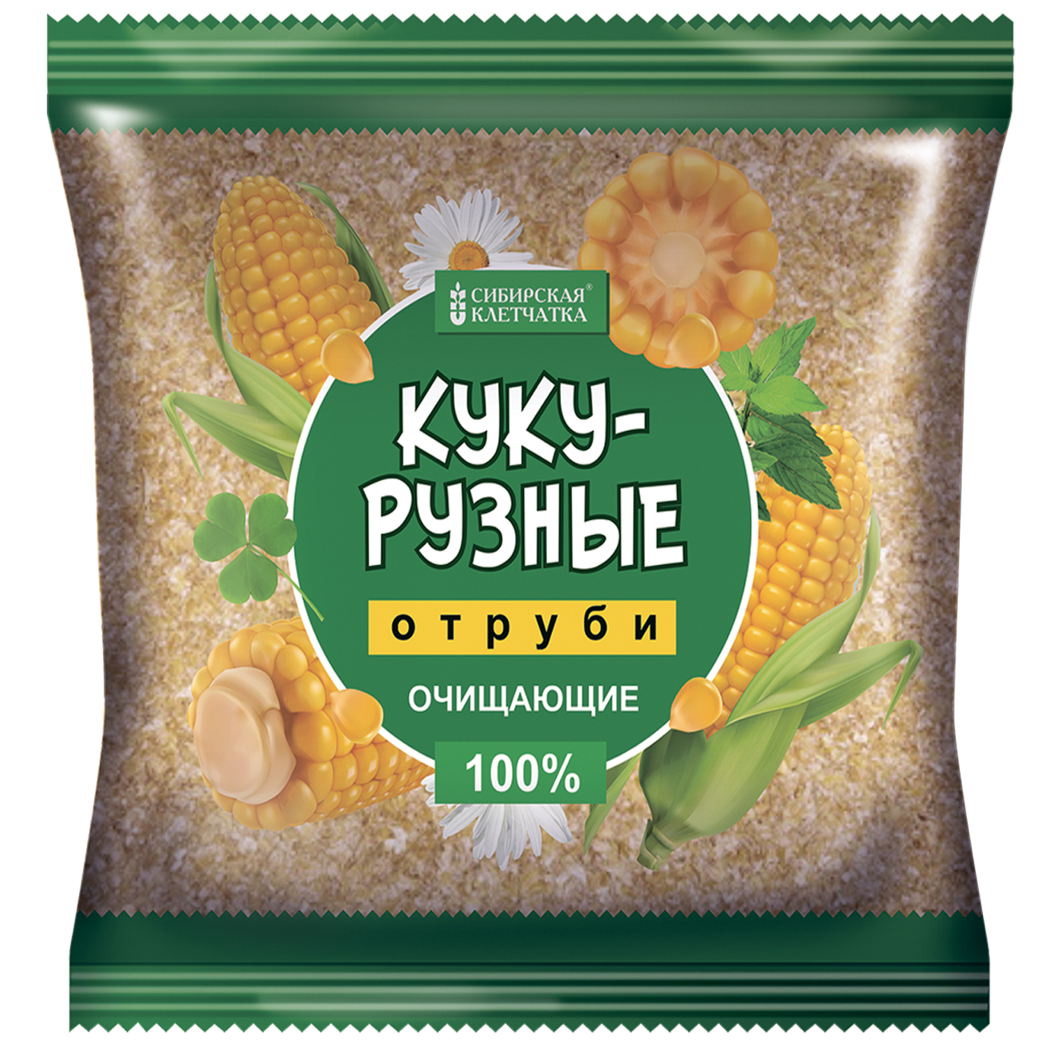 Отруби Сибирская клетчатка кукурузные очищающие 180г - фото 1