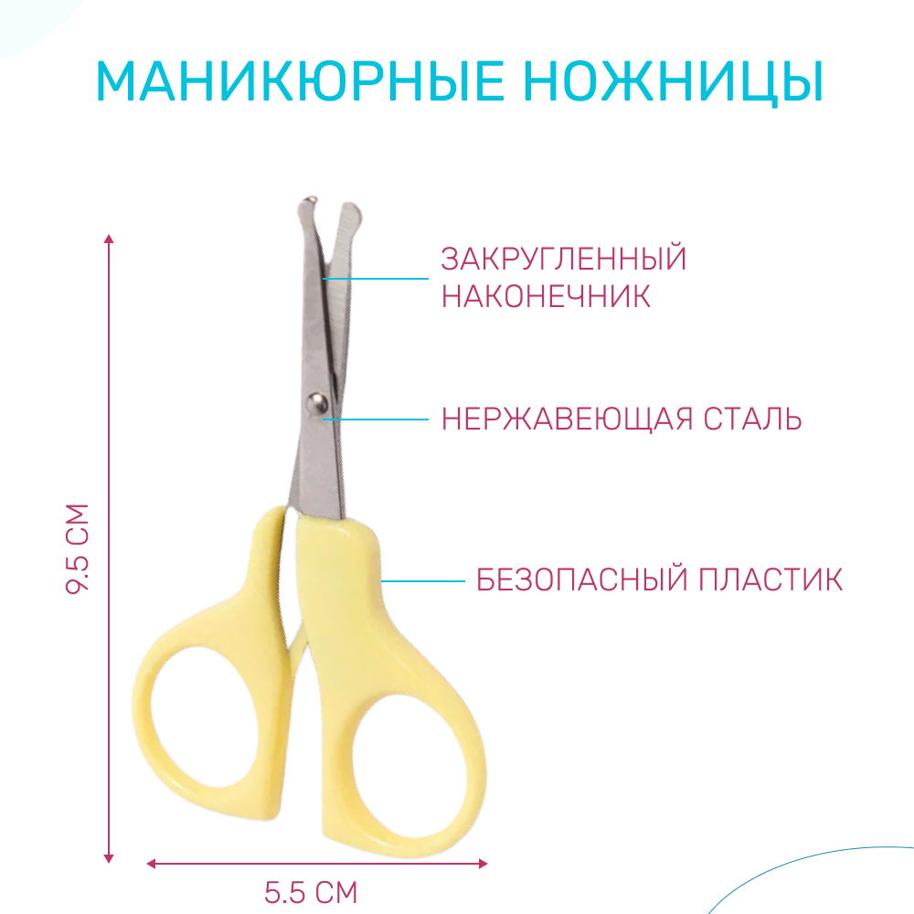 Набор для ухода за малышом Morning Sun гигиенический 8 предметов желтый - фото 8