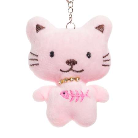 Брелок Розовый котик Феникс-Презент розовый