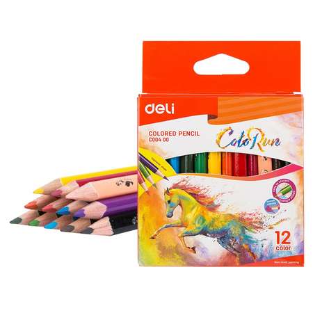 Карандаши цветные Deli 12 шт.