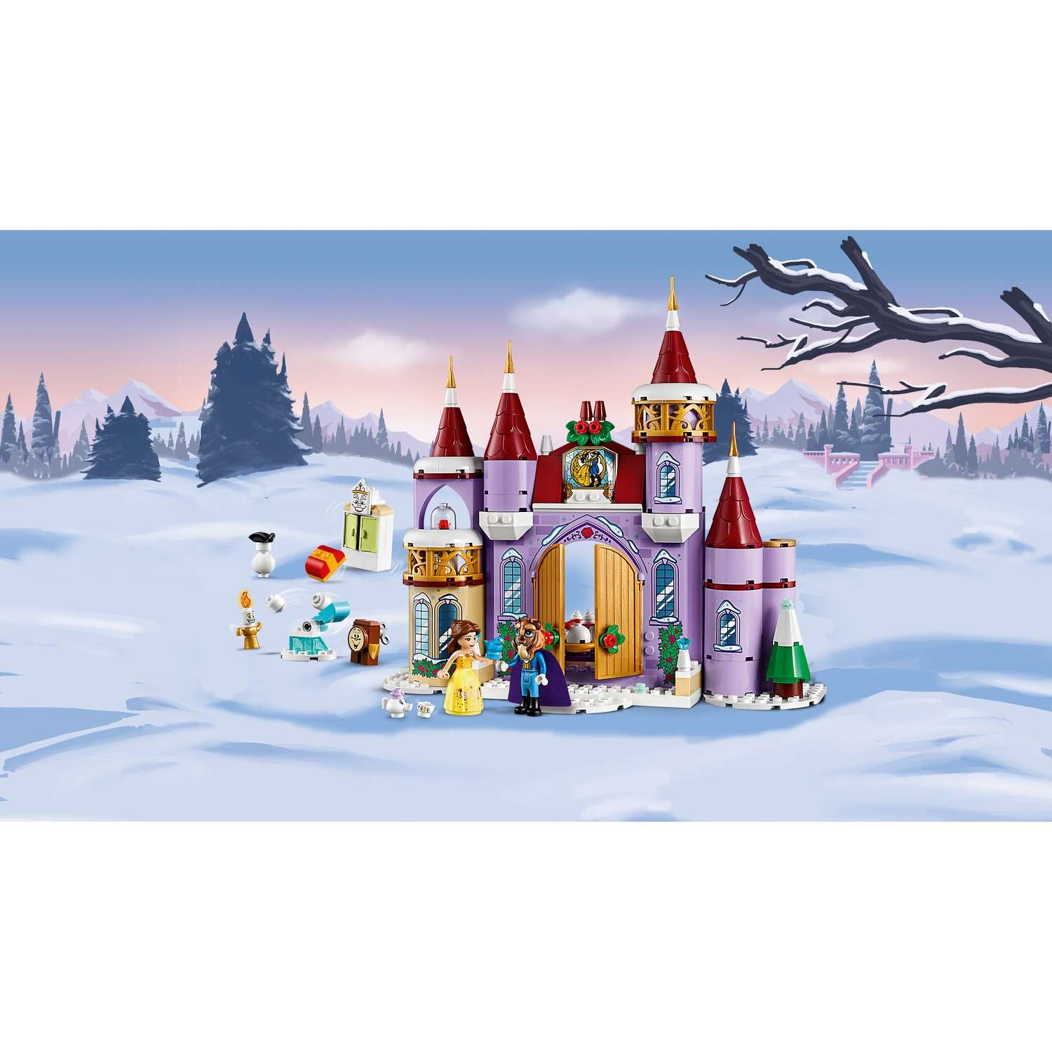 Конструктор LEGO Disney Princess Зимний праздник в замке Белль 43180 - фото 13