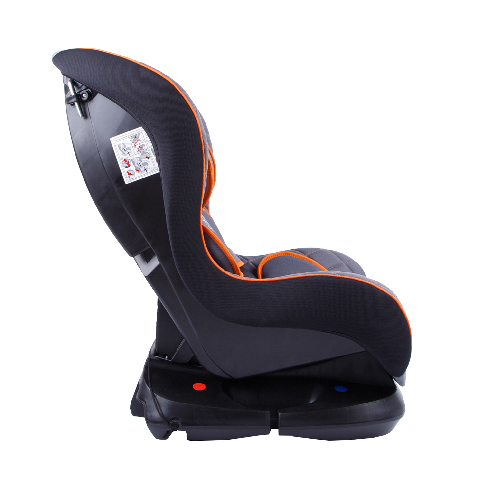 Автокресло Amarobaby Safety 0+/I Серый-Оранжевый - фото 11