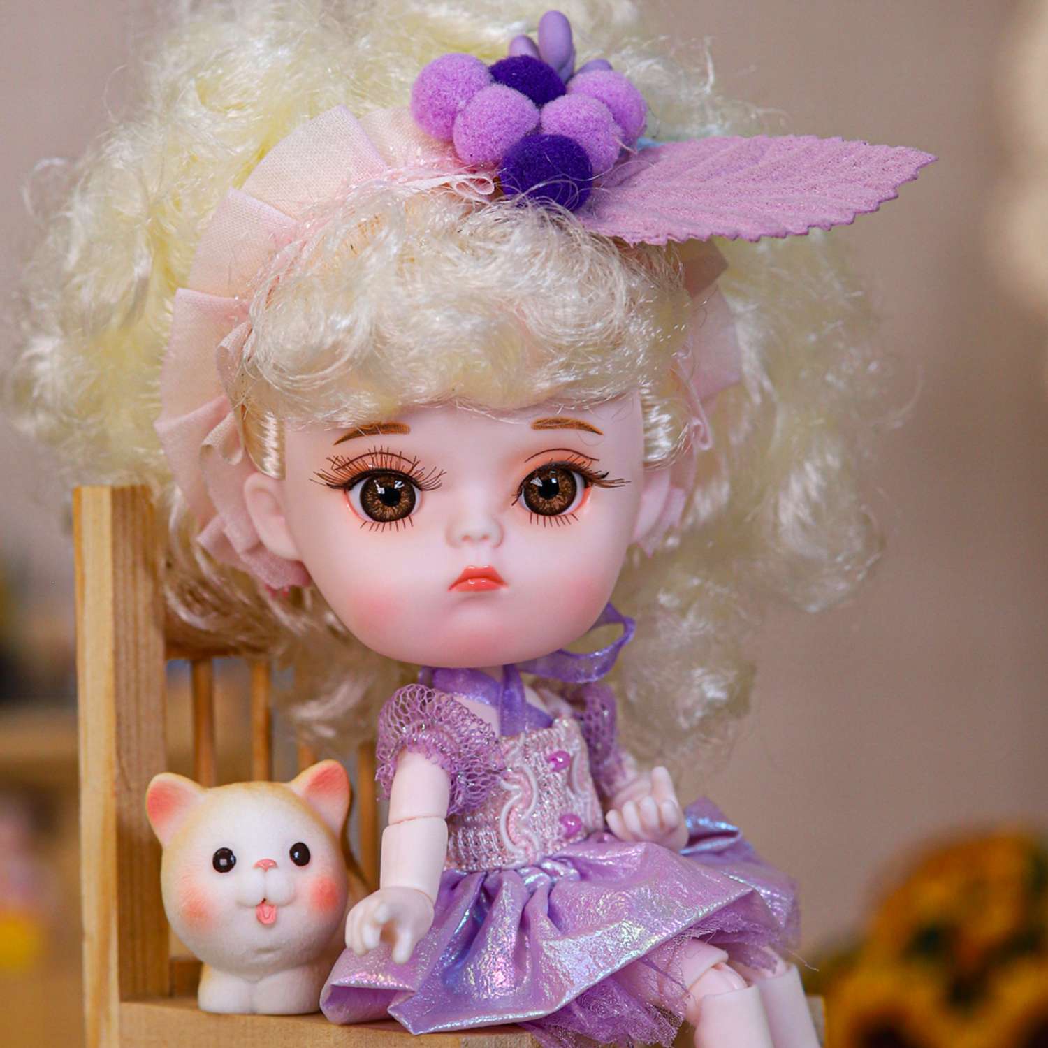 Кукла EstaBella Виноградинка на шарнирах коллекционная 46283522 - фото 14