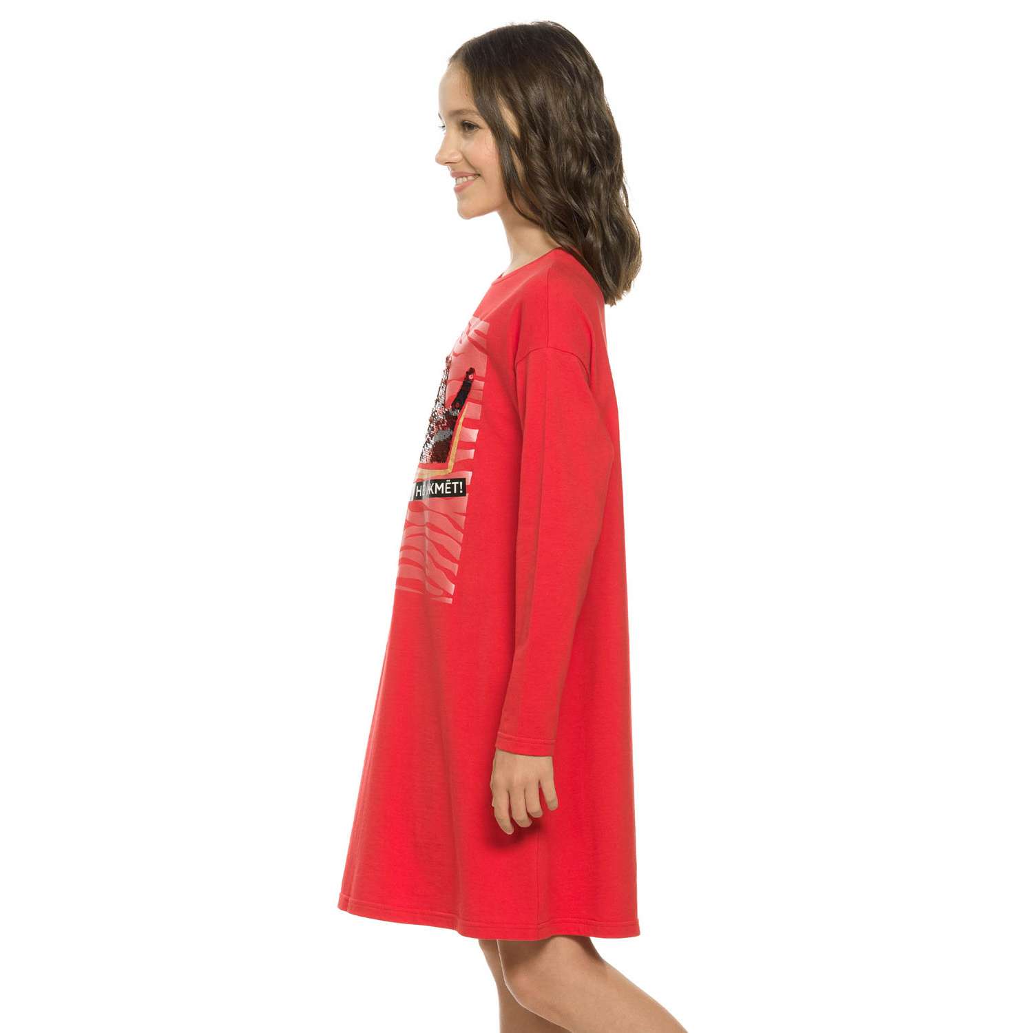 Платье PELICAN GFDJ4870/Красный(18) - фото 4
