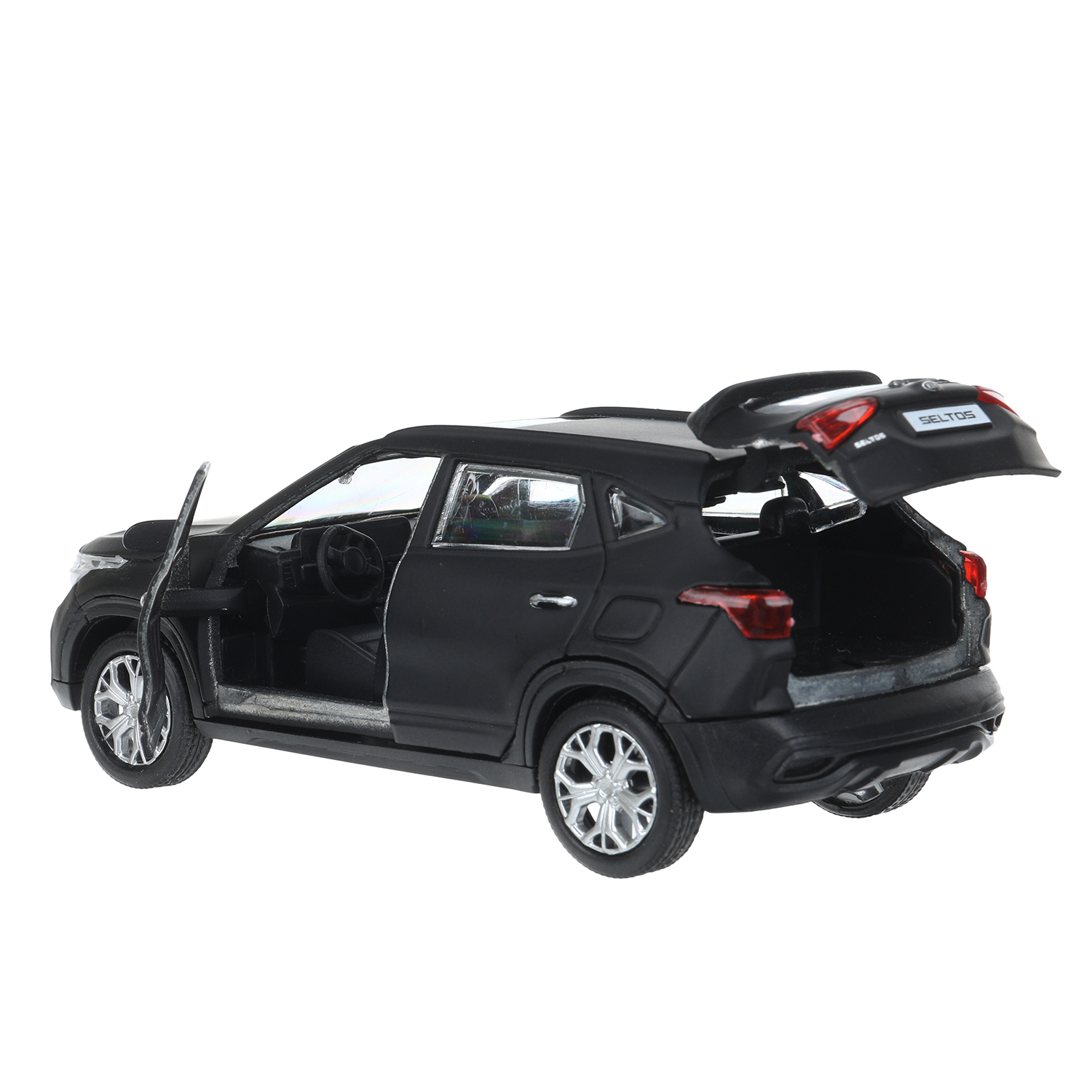 Автомобиль Технопарк KIA Seltos черный 394425 - фото 7
