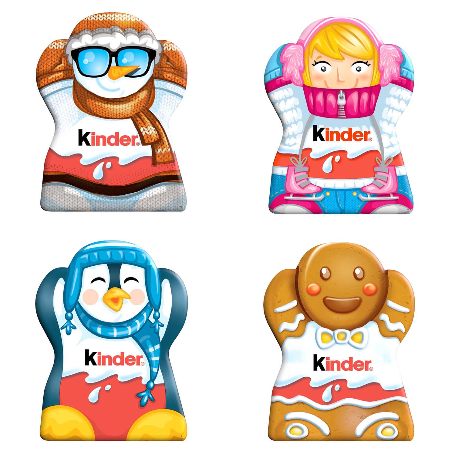 Шоколад молочный Kinder фигурный 35г в ассортименте - фото 1