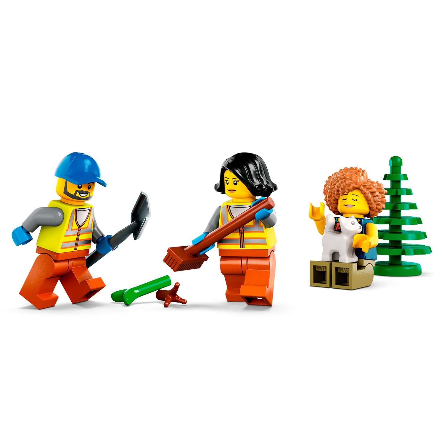 Конструктор детский LEGO City Мусоровоз 60386 - фото 3