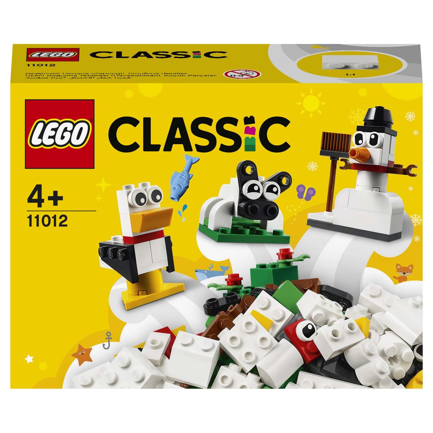 Конструктор LEGO Classic Белые кубики 11012 - фото 2