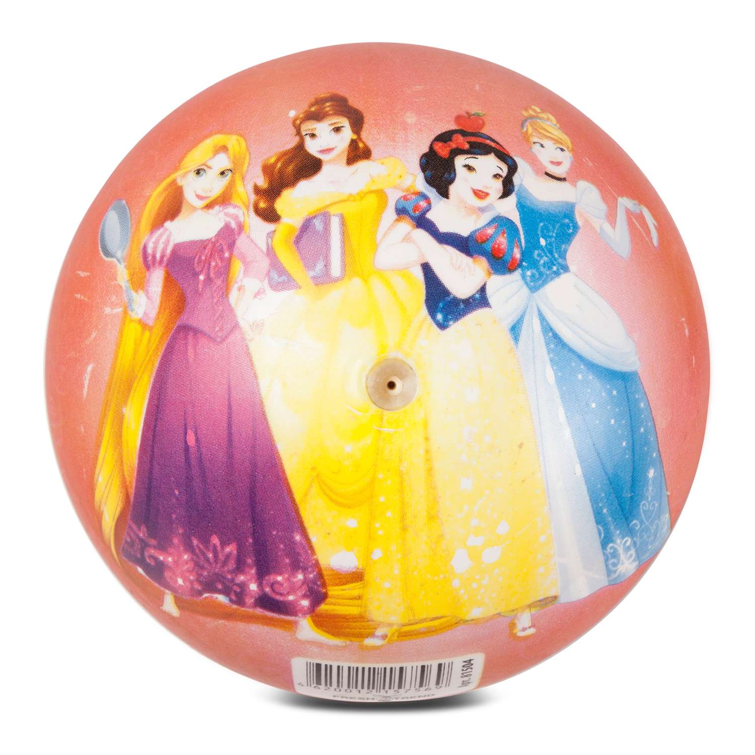 Мяч FRESH-TREND 15 см Принцессы Розовый - фото 2