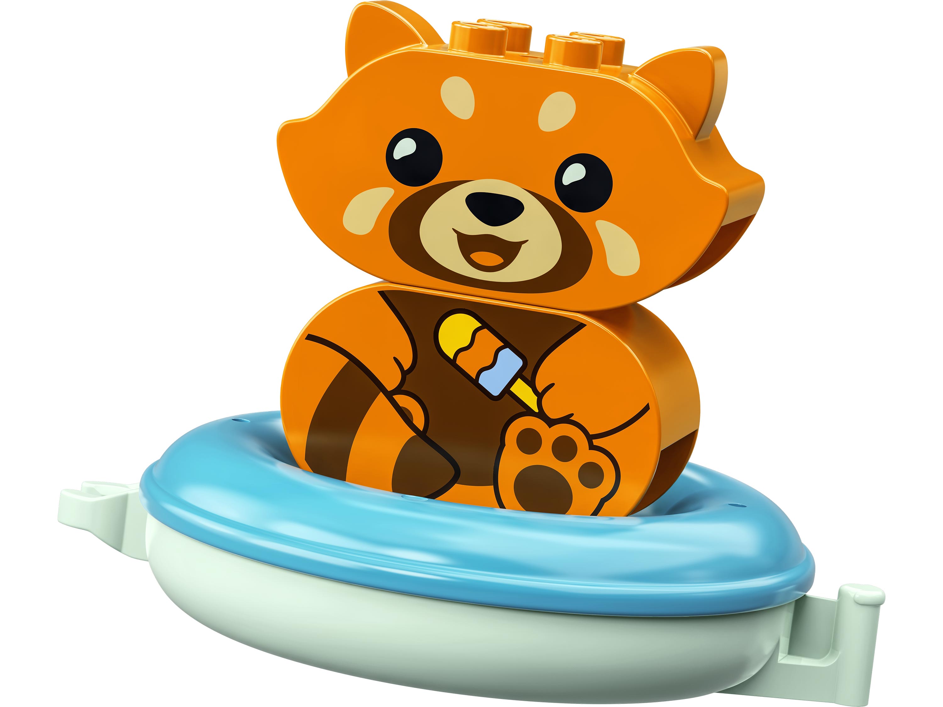 Конструктор LEGO Duplo Bath Time Fun Floating Приключения в ванной Красная панда на плоту - фото 6