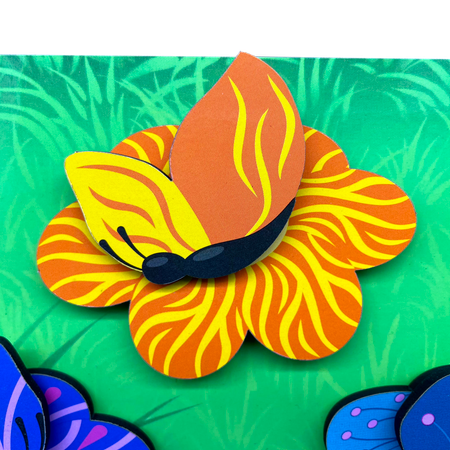Игра на липучках FOFA Цветочки с бабочками