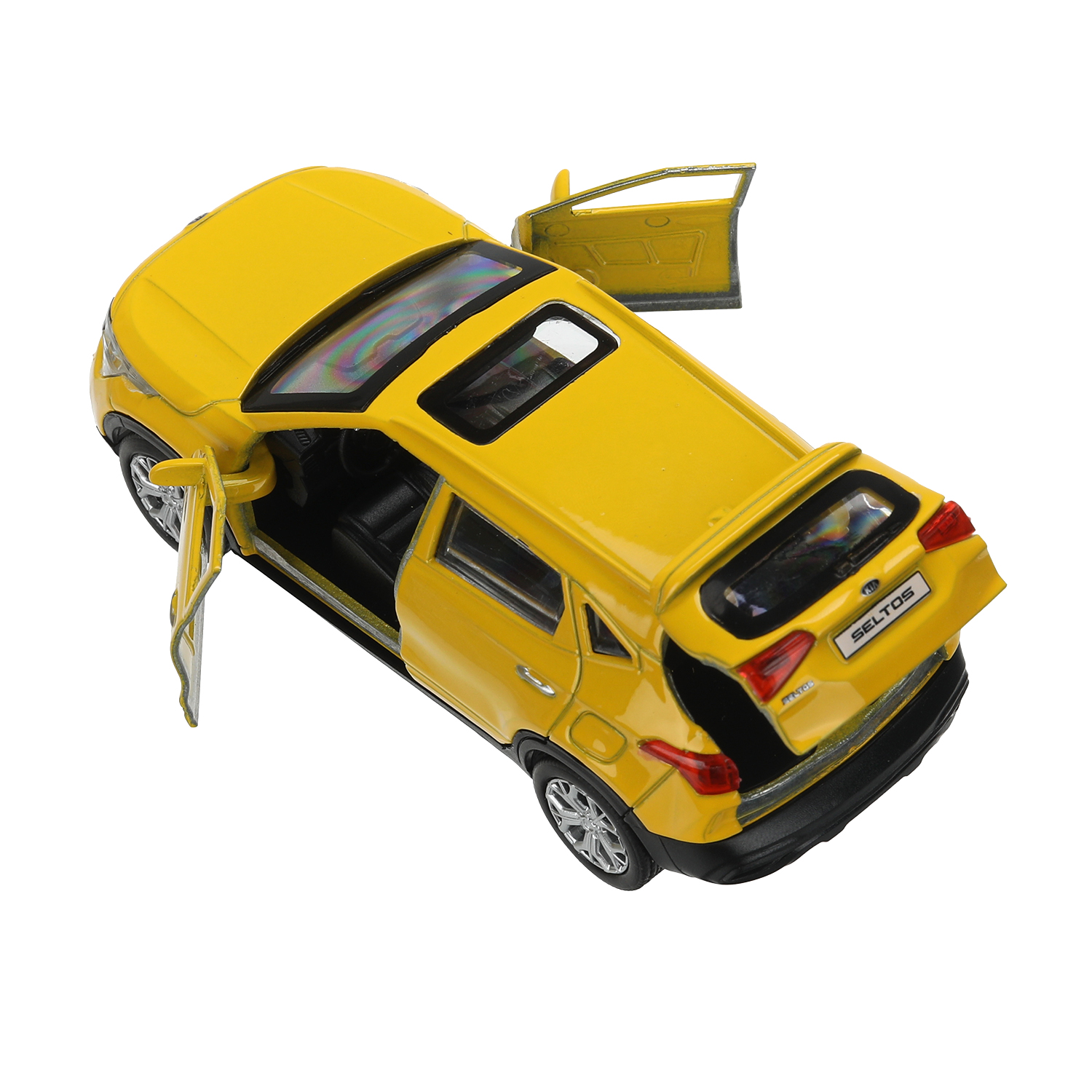 Автомобиль Технопарк KIA Seltos желтый 394416 - фото 9