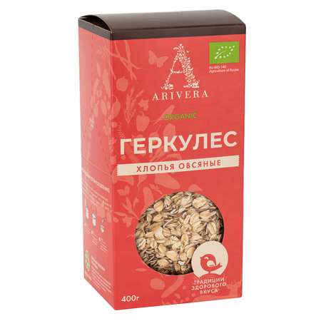 Овсяные хлопья ARIVERA Быстрого приготовления органические