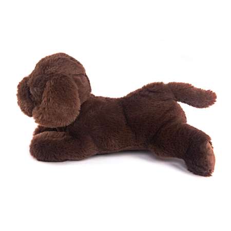 Мягкая игрушка BUTTON BLUE Собачка лежачая коричневая 28 см
