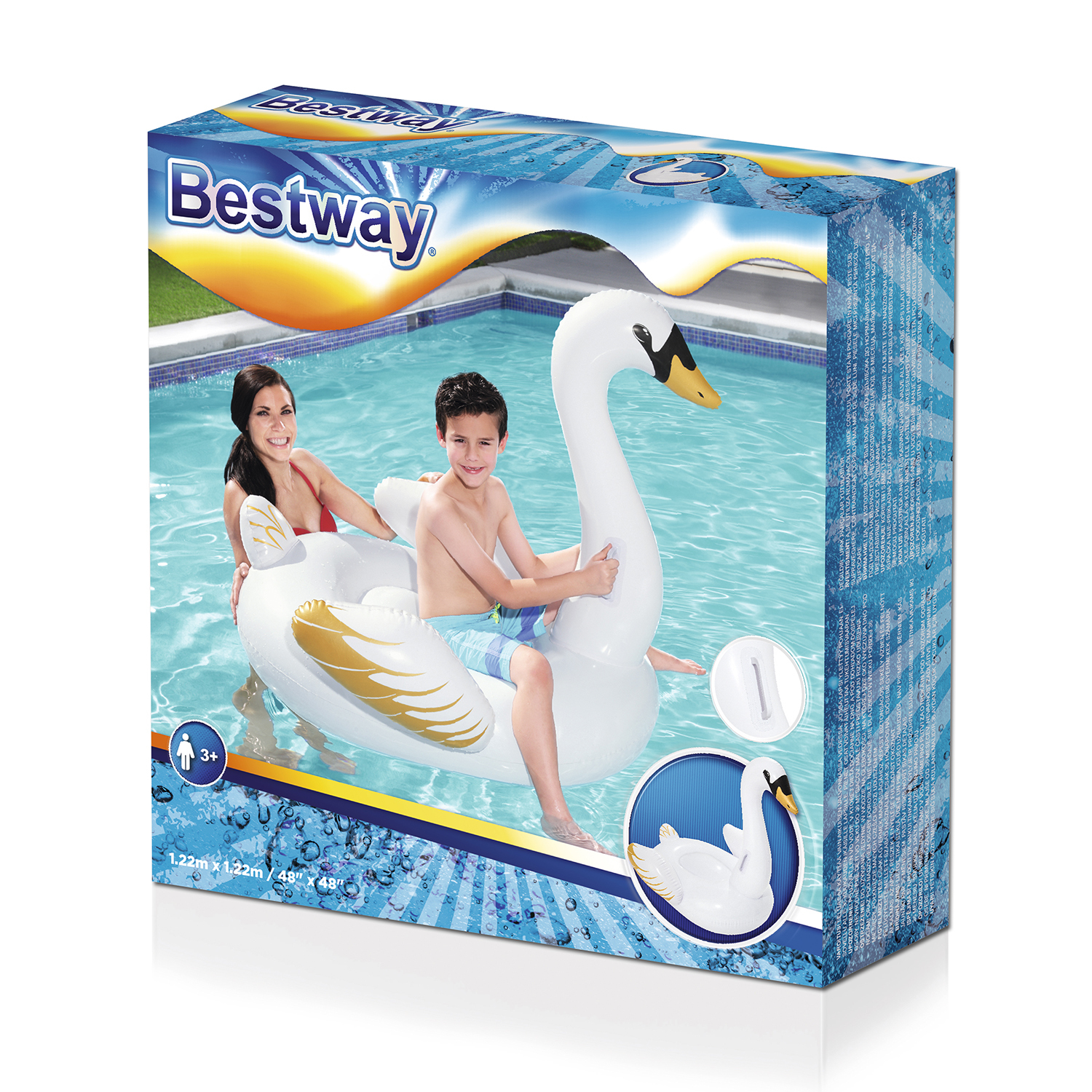 Игрушка надувная Bestway для катания верхом Лебедь 41123 - фото 2