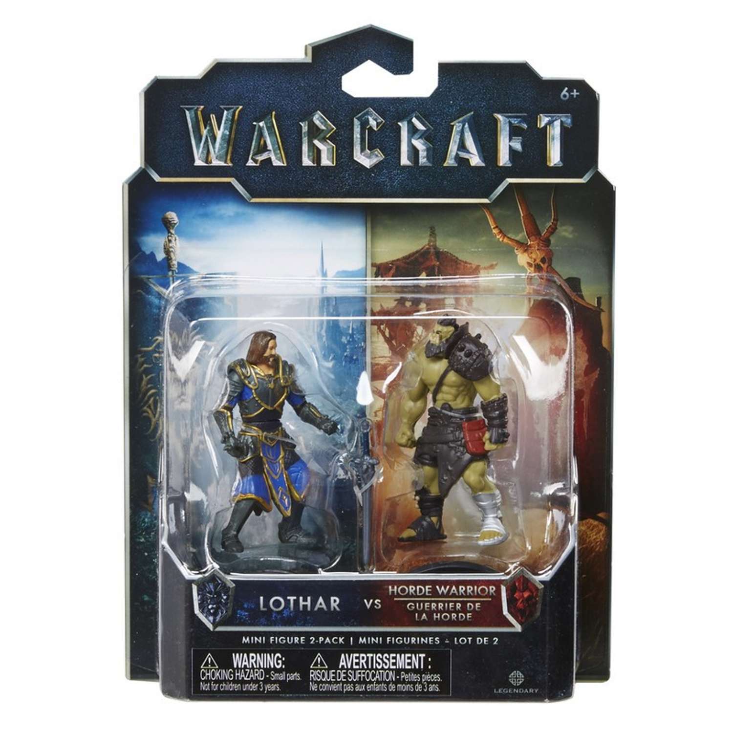 Набор Warcraft Jakks Pacific Лотар и Воин Орды 7см 2шт - фото 5