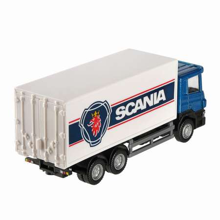 Машина металлическая Uni-Fortune грузовой фургон Scania без механизмов