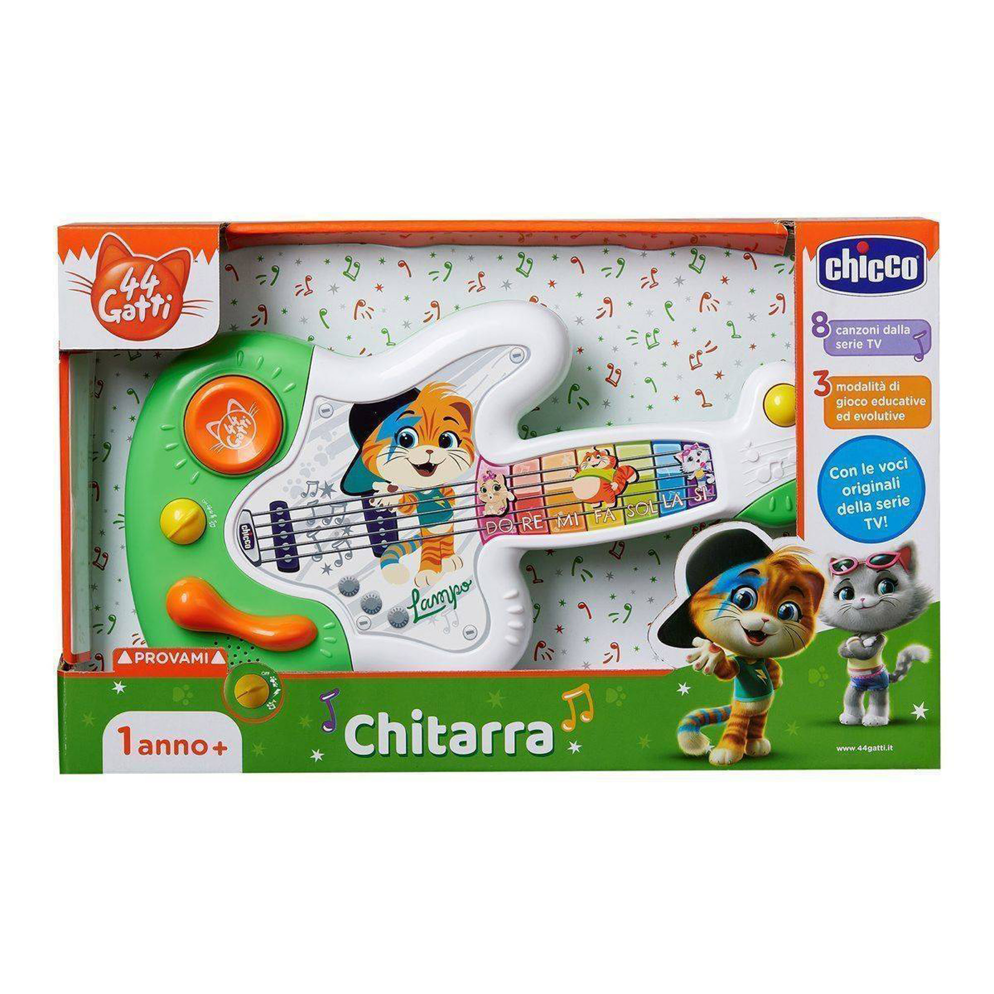 Игрушка CHICCO Музыкальная Гитара 44 Котенка - фото 4