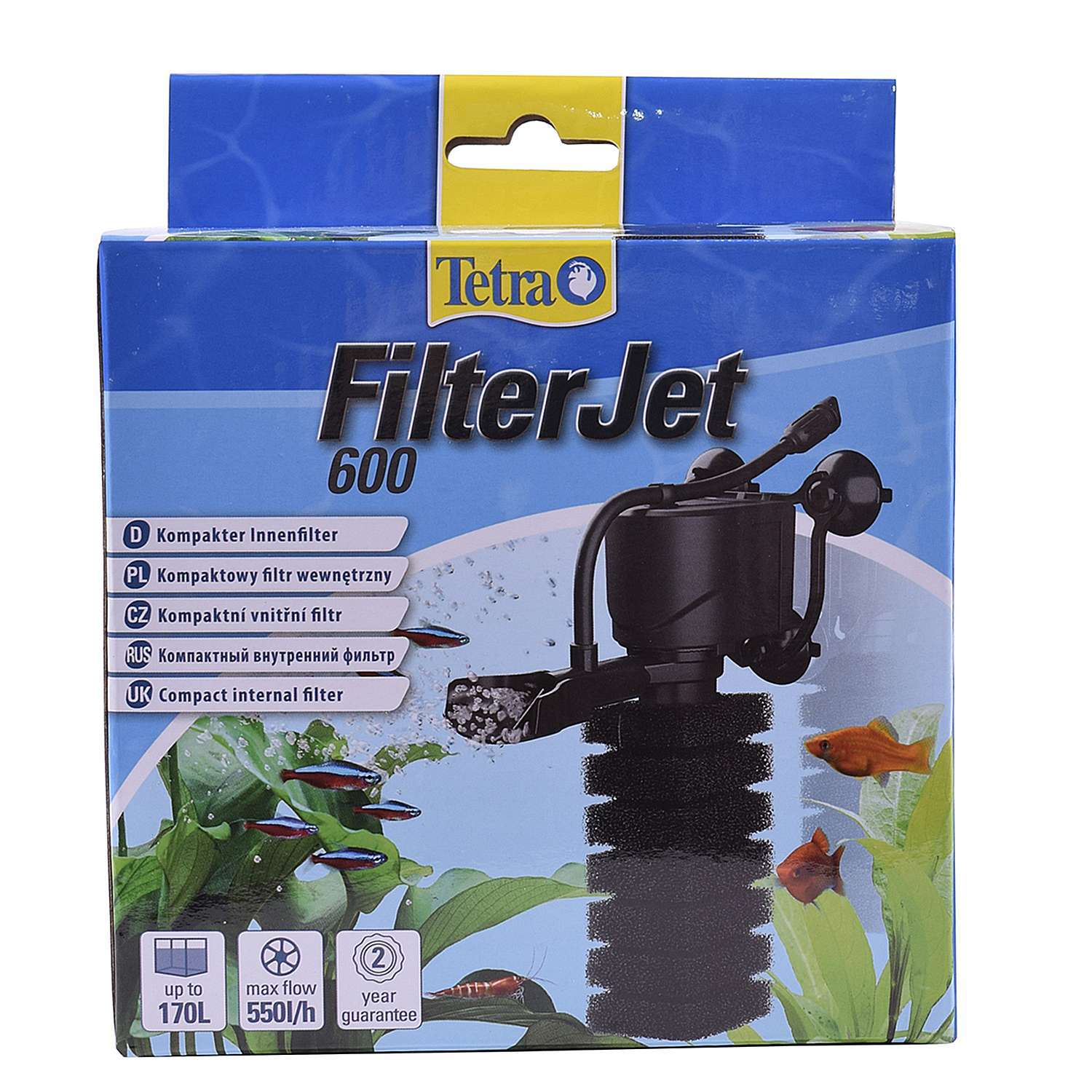 Фильтр для аквариумов Tetra FilterJet 600 внутренний 120-170л - фото 2