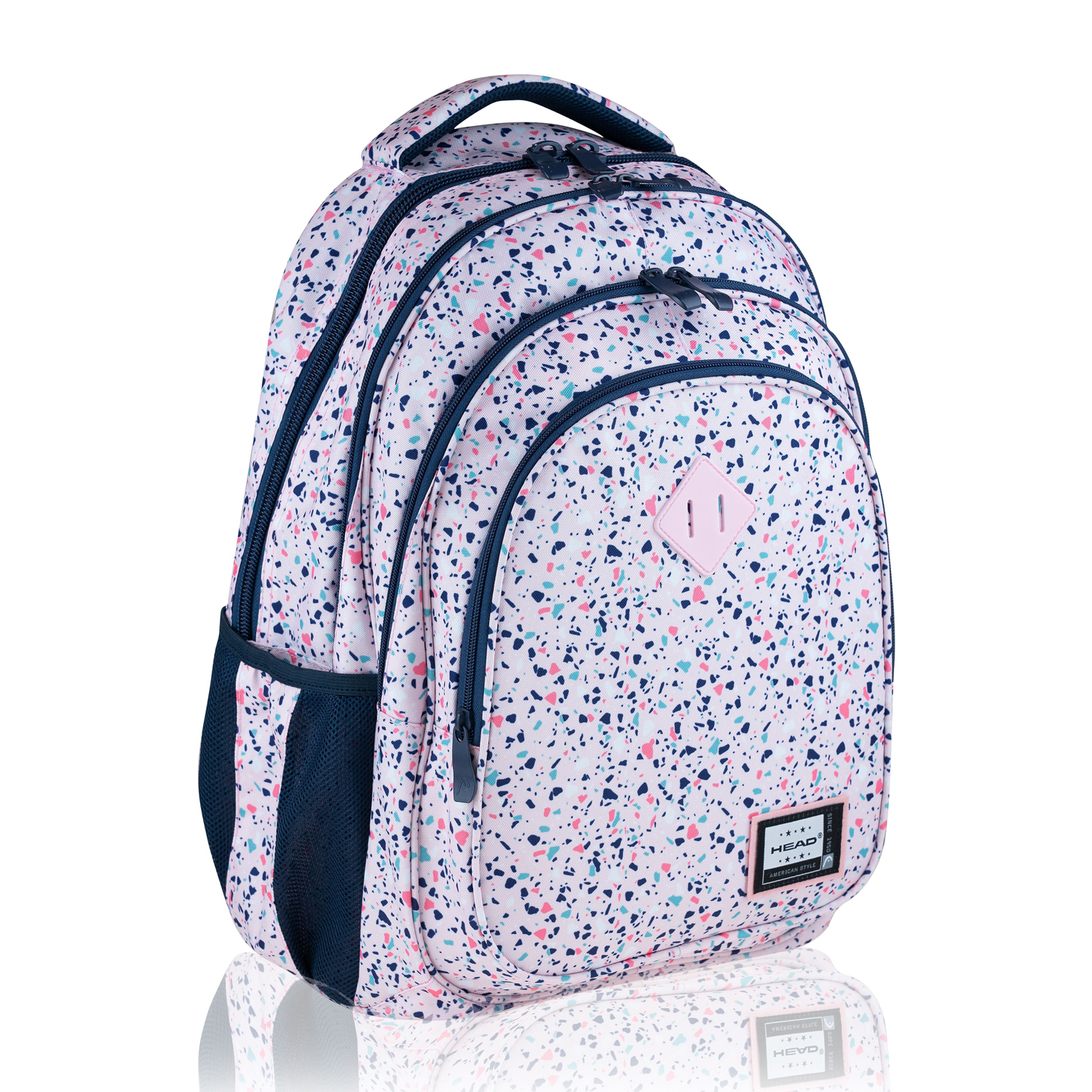 Рюкзак HEAD Pink Terrazzo цвет белый/розовый/синий - фото 1