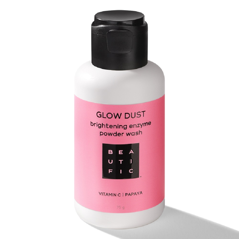 Энзимная пудра BEAUTIFIC для лица Glow Dust для очищения и сужение пор с витамином С 75 г - фото 9