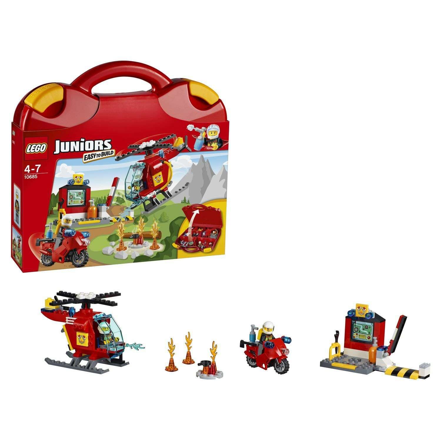 Конструктор LEGO Juniors Чемоданчик «Пожар» (10685) - фото 1