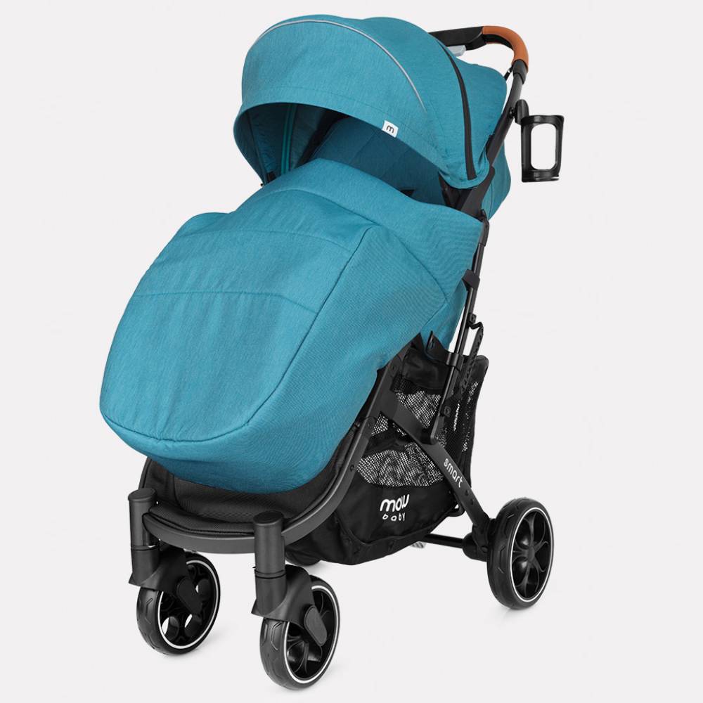 Коляска детская прогулочная MOWbaby SMART MB101 Aqua - фото 2