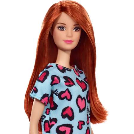 Кукла модельная Mattel Barbie Модница голубое платье