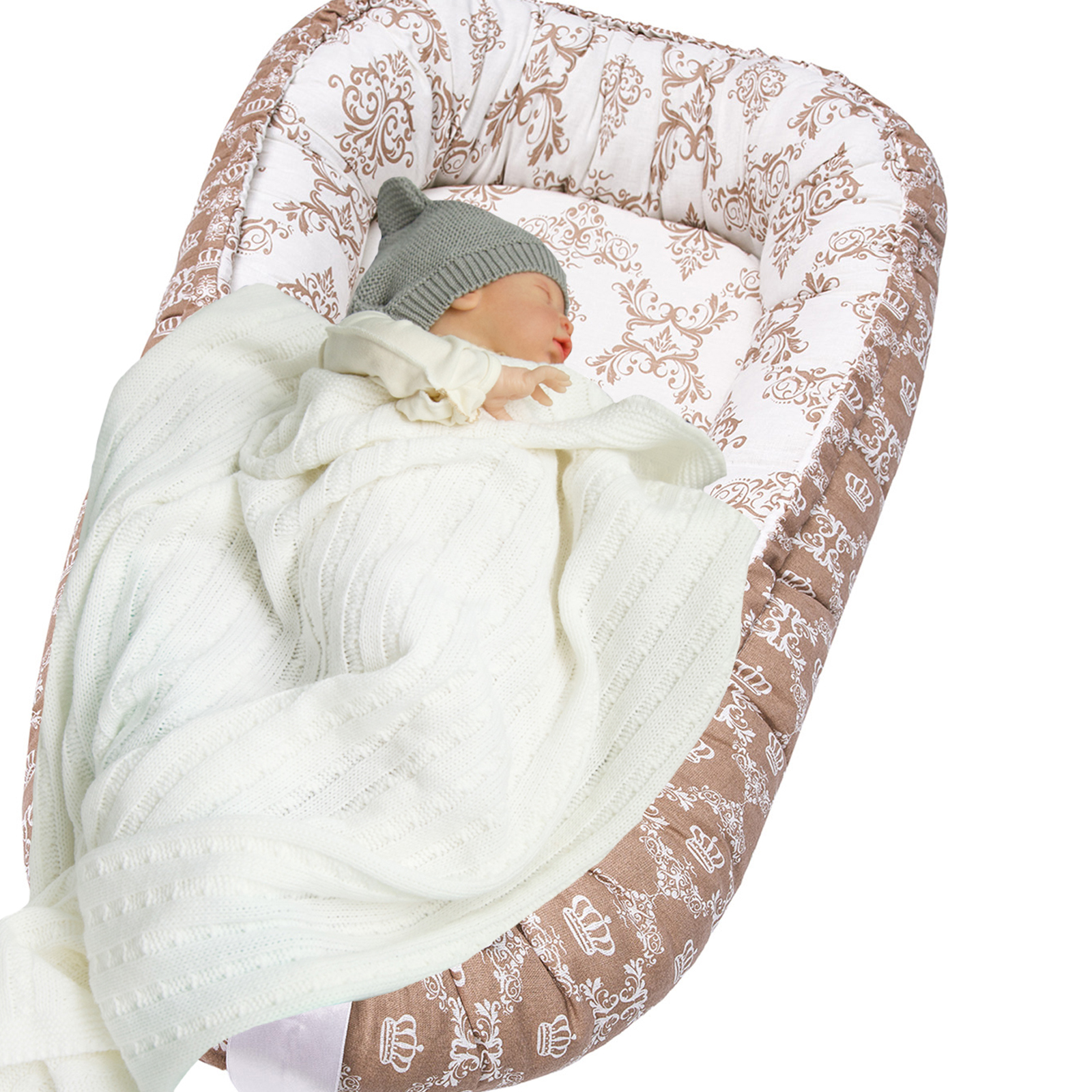 Подушка-позиционер Amarobaby Twinkle Star Кокон-гнездо Королевский ABDM-61LB-Kr - фото 6