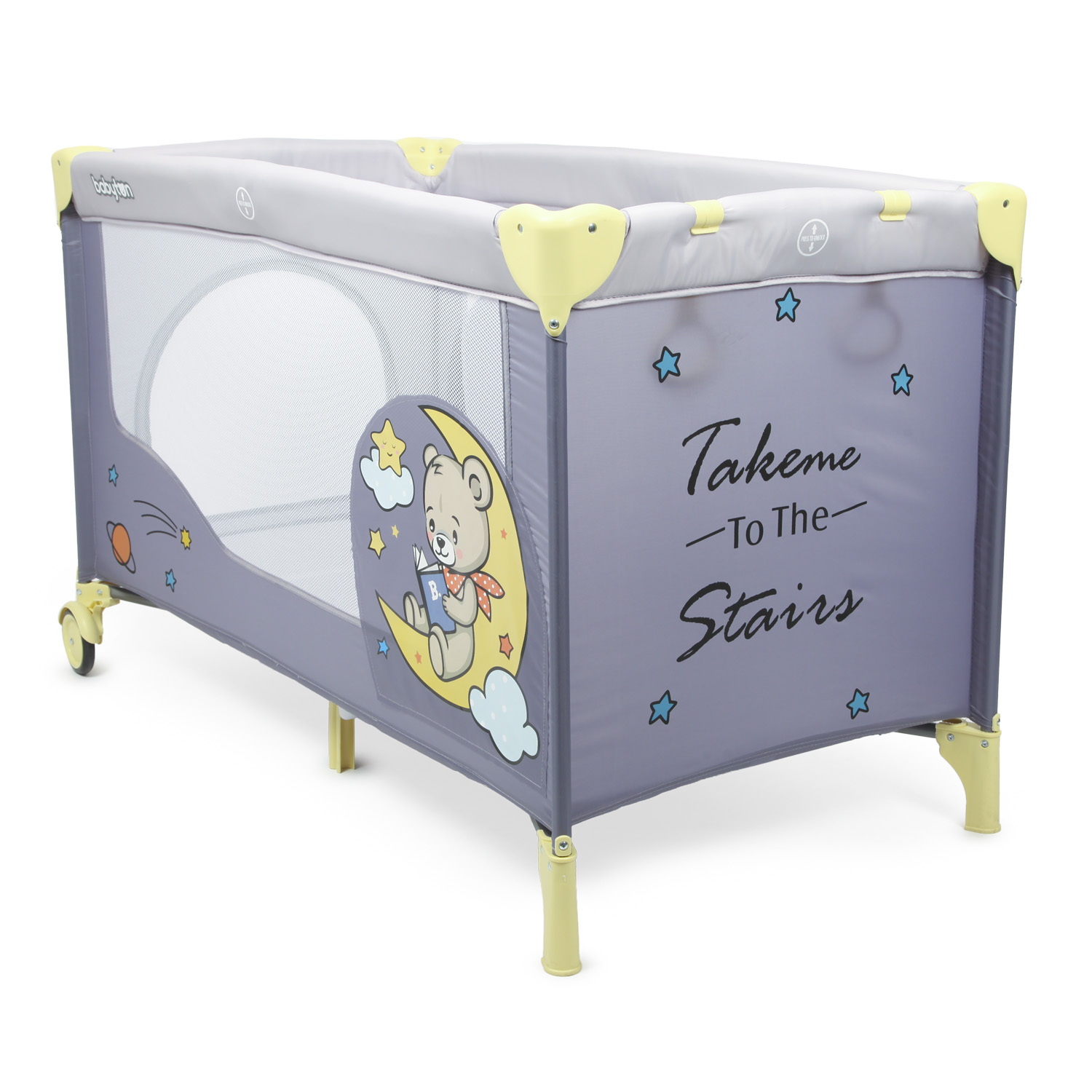 Манеж Babyton Play Box Purple P612 - фото 4