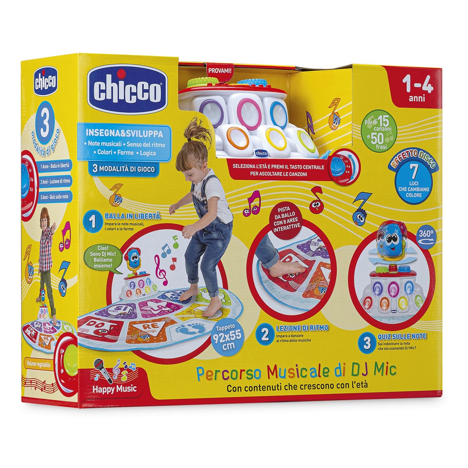 Коврик игровой Chicco музыкальный 00010109000180 - фото 3