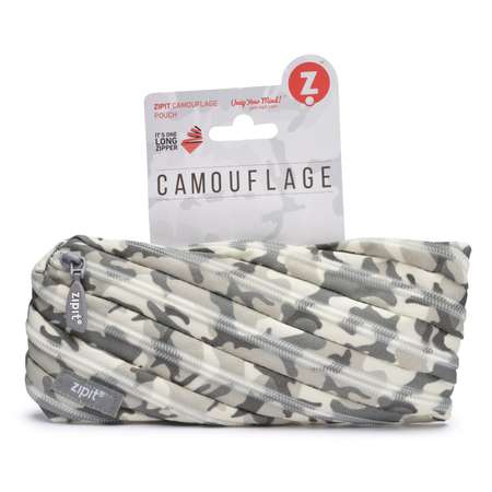 Пенал Zipit Camo Pouch цвет серый