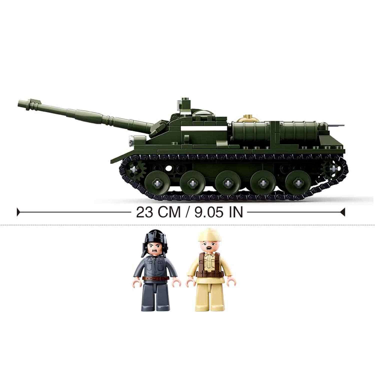 Конструктор SLUBAN Танк 2 335 деталей M38-B0687 - фото 5