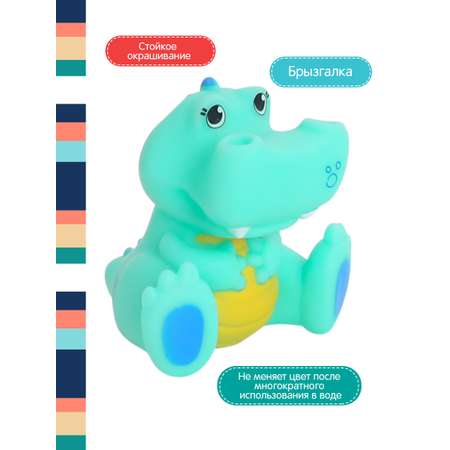 Игрушка Happy Snail для ванны Кроко