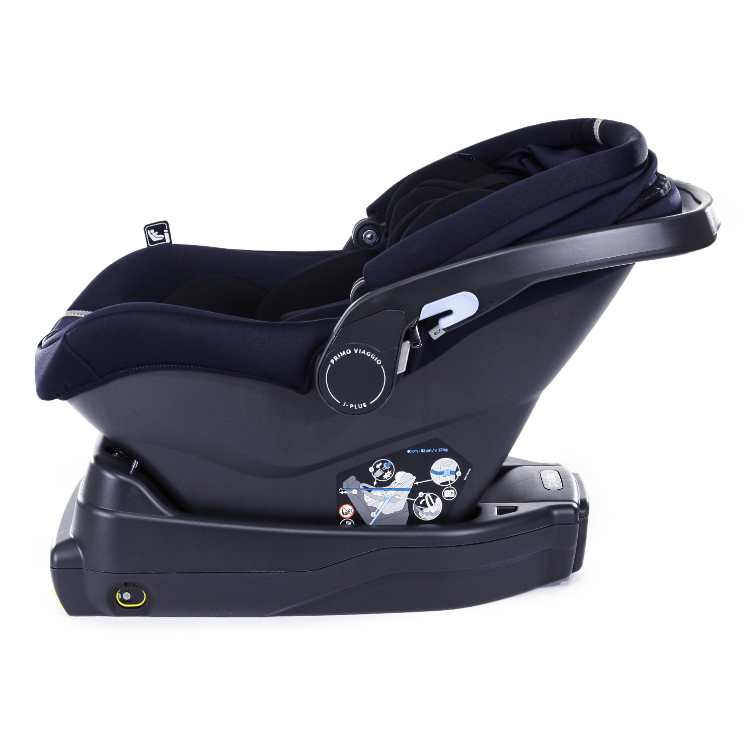 Автокресло Peg-Perego 0+ Primo Viaggio i-Size Classic Navy - фото 7