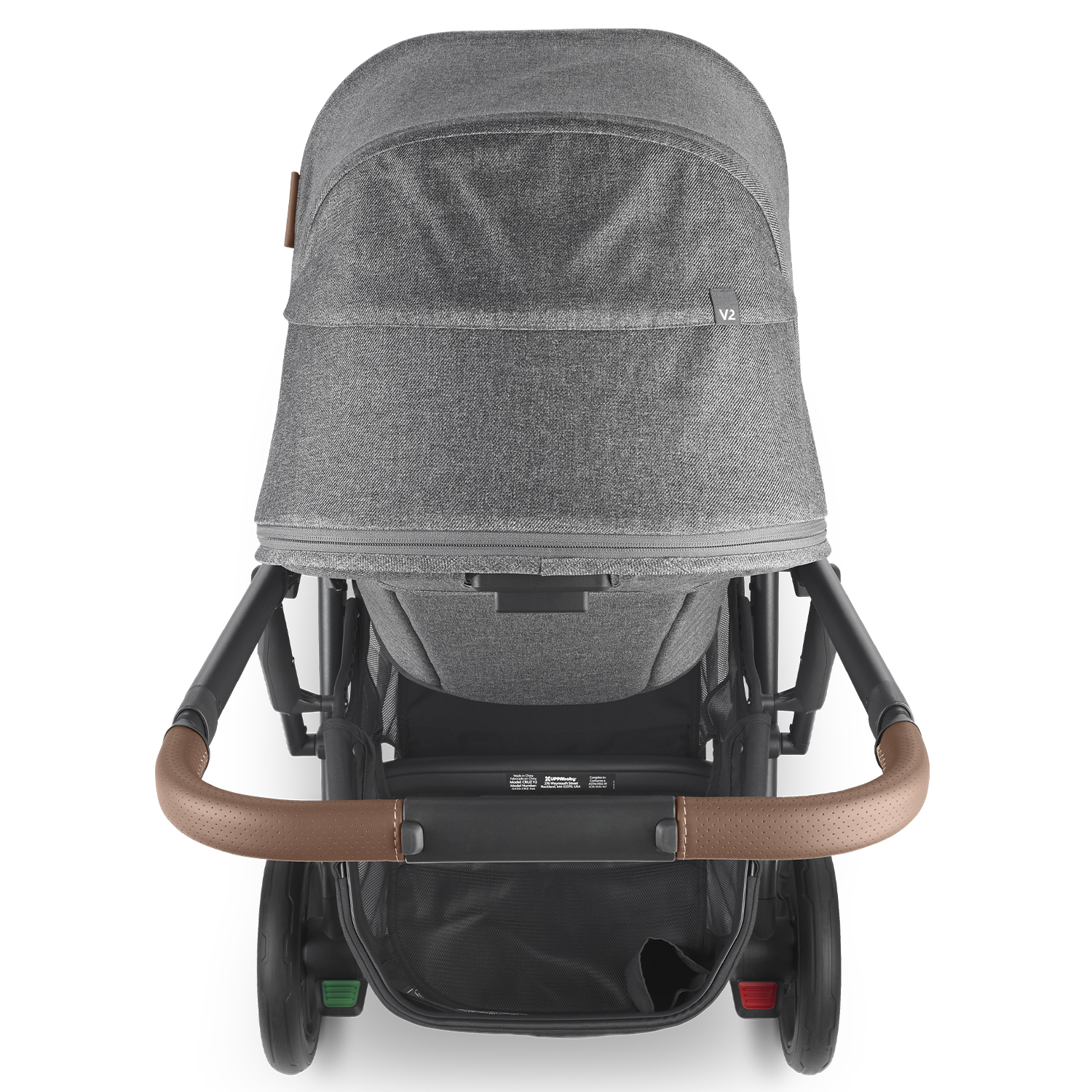 Коляска прогулочная UPPAbaby Cruz V2 Greyson Графитовый меланж - фото 7