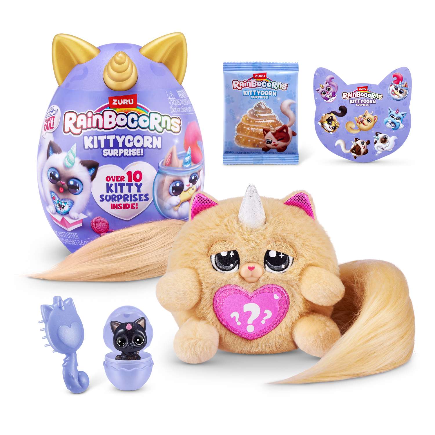 Игрушка Rainbocorns Kittycorn маленький в непрозрачной упаковке (Сюрприз) 92104TQ2-S002 - фото 18