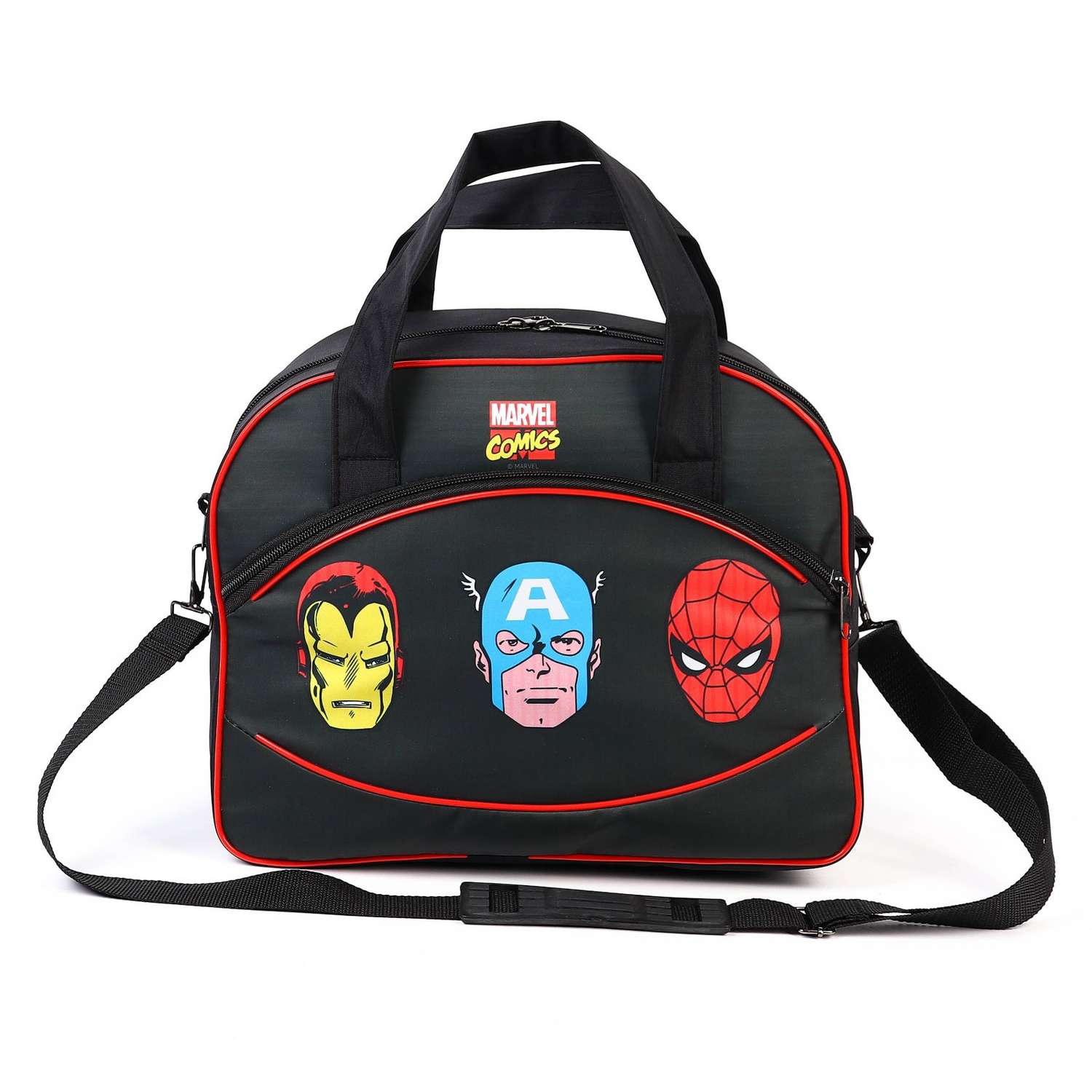 Чемодан Marvel с сумкой COMICS HEROES 52*21*34 см отдел на молнии н/карман 9728270 - фото 9