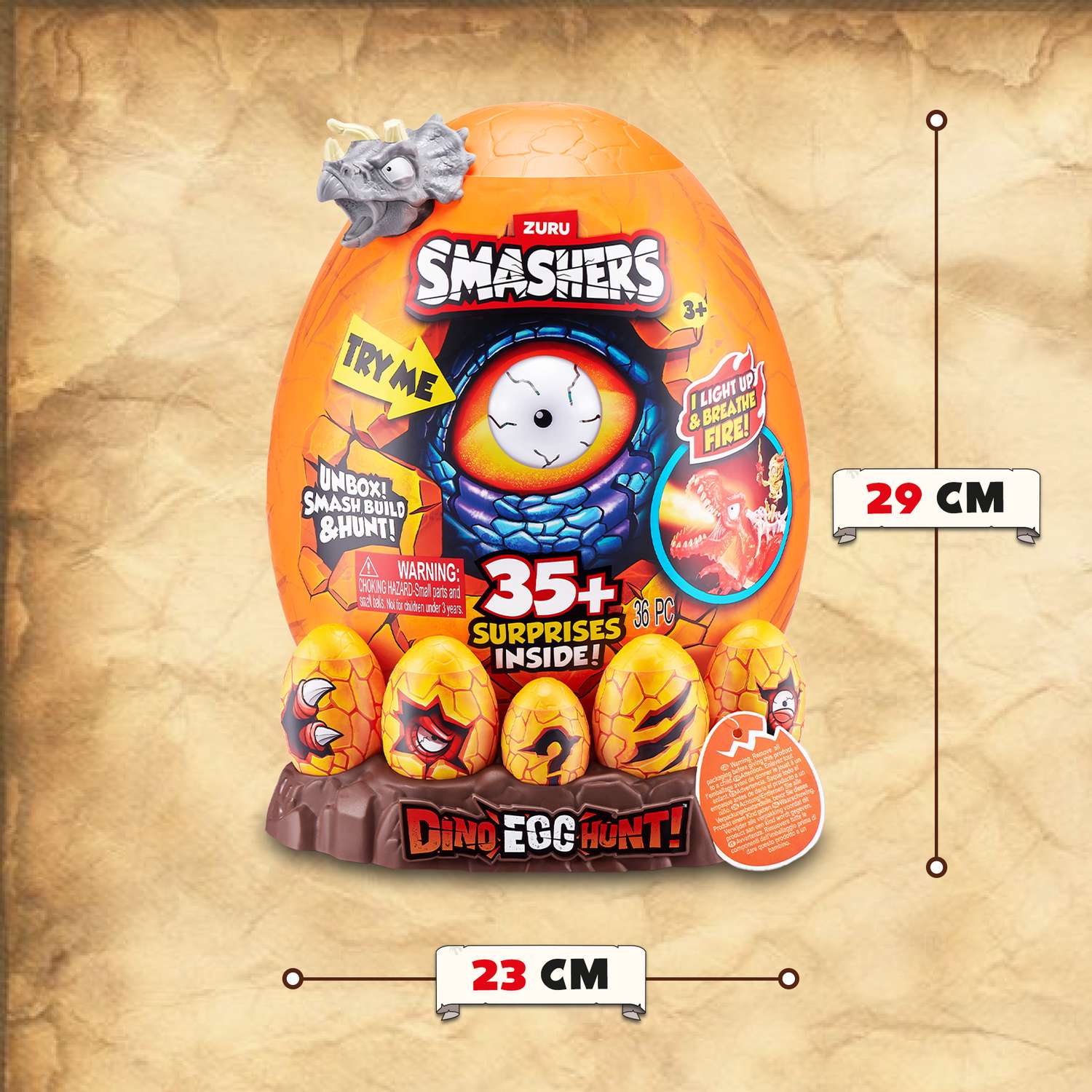 Набор игровой Smashers Dino Egg hunt Яйцо (Сюрприз) 74133 74133 - фото 3